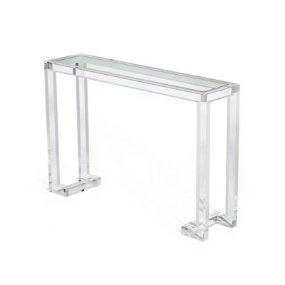 Ava Glass Console Table
