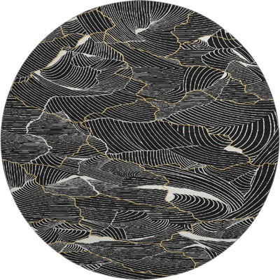 Premium Machine Washable Cossette AMF1048 Lines Rug