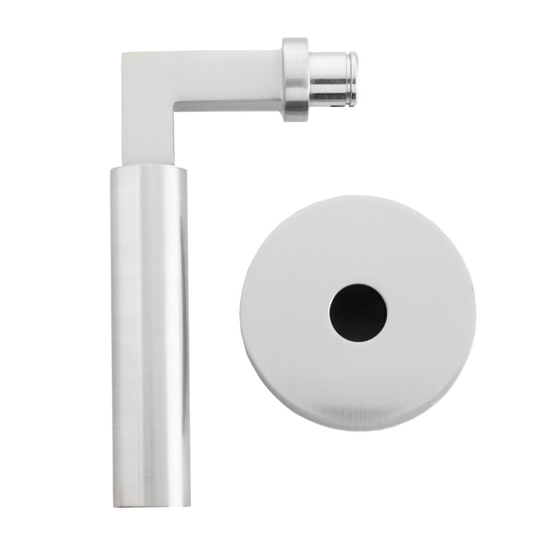 Bravura 845-6 Sumpter Dummy Lever on Round Contemporary Rose in Satin Nickel