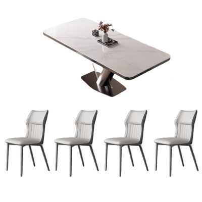 Light luxury minimalist designer table and chair