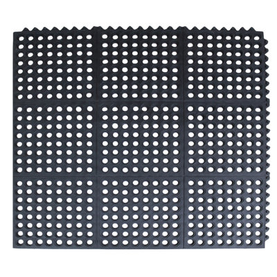 Commercial Restaurant Kitchen Rubber Floor Mat 36"x36"