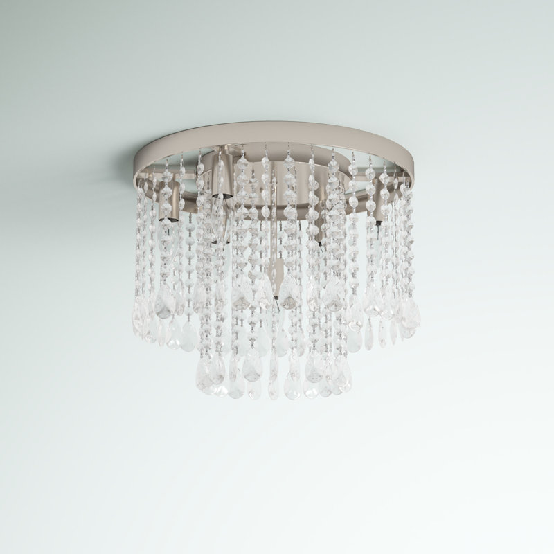 Slifer Crystal Flush Mount