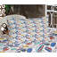 Multicolore drap-housse et coussin décoratif Ambesonne-106800256
