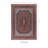 Breedlove Traditional Machine Woven Flatweave Red and Navy Area Rug with Non Skid Backing-301846681