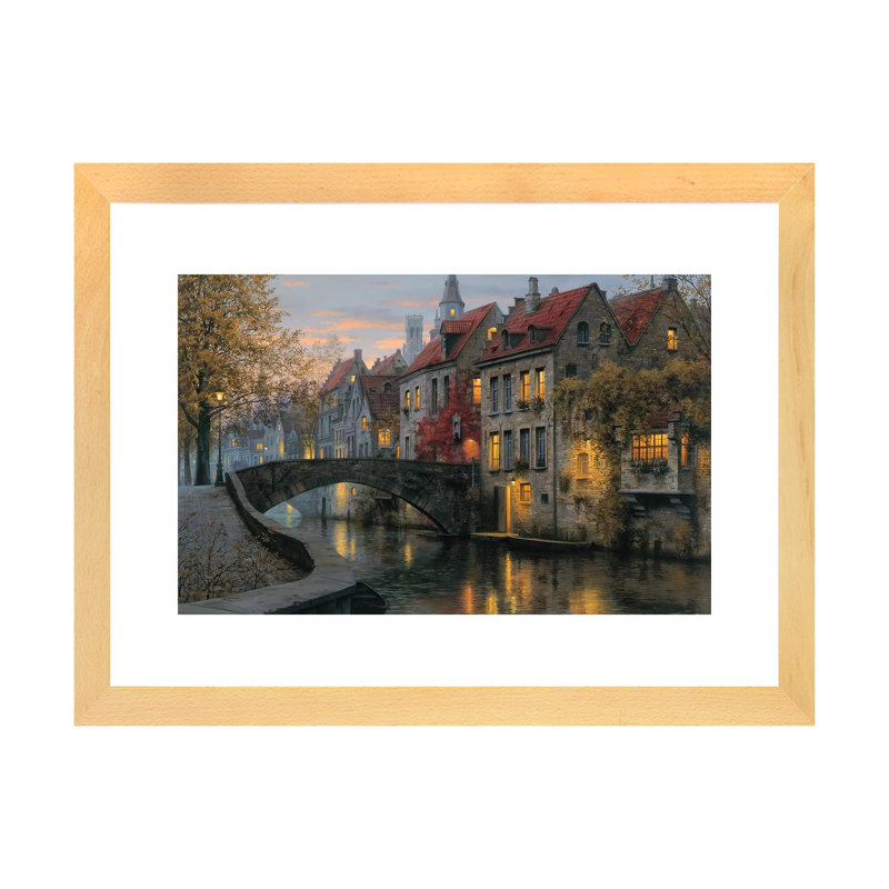 «Silent Evening», reproduction de photo, H 16 po x l 24 po x P 1 po, Papier bois naturel