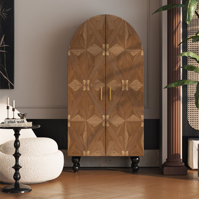 American Retro Brown Wardrobe