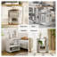 53.5cm H x 45.3cm W Printer Stand