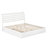 Lamareon Solid Wood Platform Bed with Footboard & Roll Out Trundle Bed-245492669-226224414
