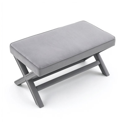 Velvet Upholstered Bench