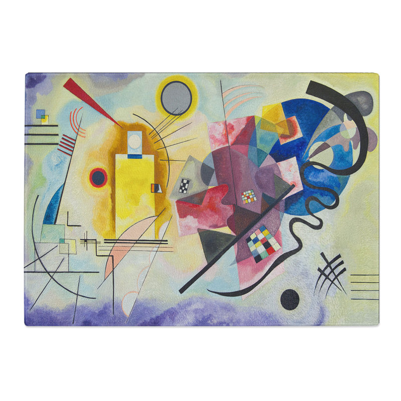 Yellow-Red-Blue by Wassily Kandinsky Chopping Board, 0.4cm H x 28.5cm W x 39cm L
