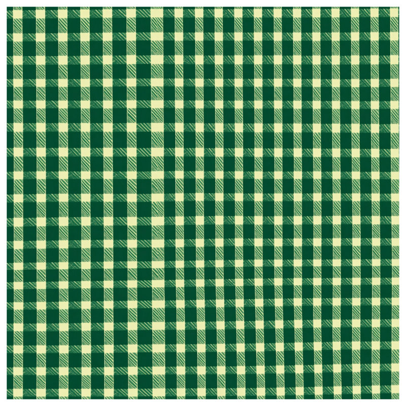 Couvertures à motif écossais vert et blanc, 60in W x 80in H