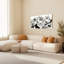 Ensemble de 1 tableau mural sur toile tendue à motif floral pivoine-33542904