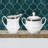 Noritake Austin Platinum Sugar and Creamer Set