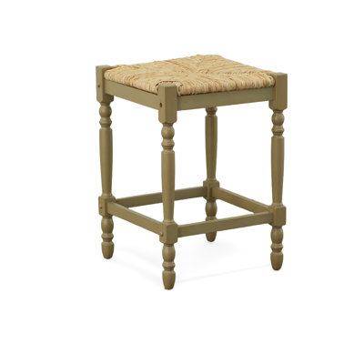 Chiem Counter Stool with Solid Wood Frame
