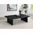 Black Rectangular Engineered Laminate Coffee Table