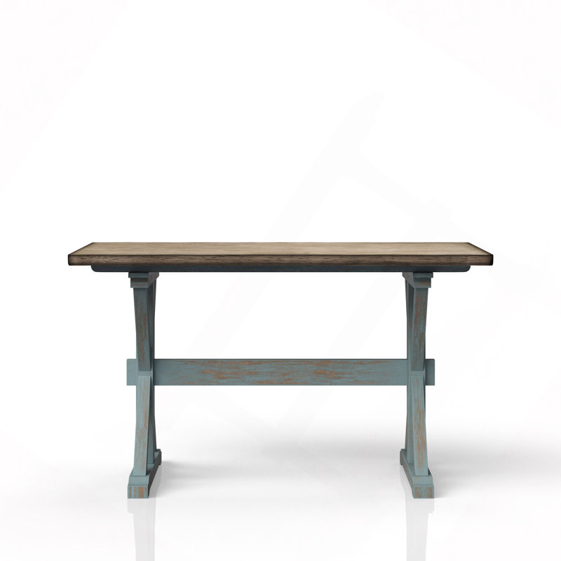 Table de salle à manger à hauteur de comptoir en X