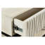 Oldham 1 - Drawer Metal in White/Black