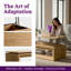 Table basse en bois massif Ã  plateau relevable avec tablette de rangement et compartiment dissimulÃ©, table d'appoint moderne plaquÃ©e Ã  hauteur rÃ©glable pour le salon d'un appartement-1207740405