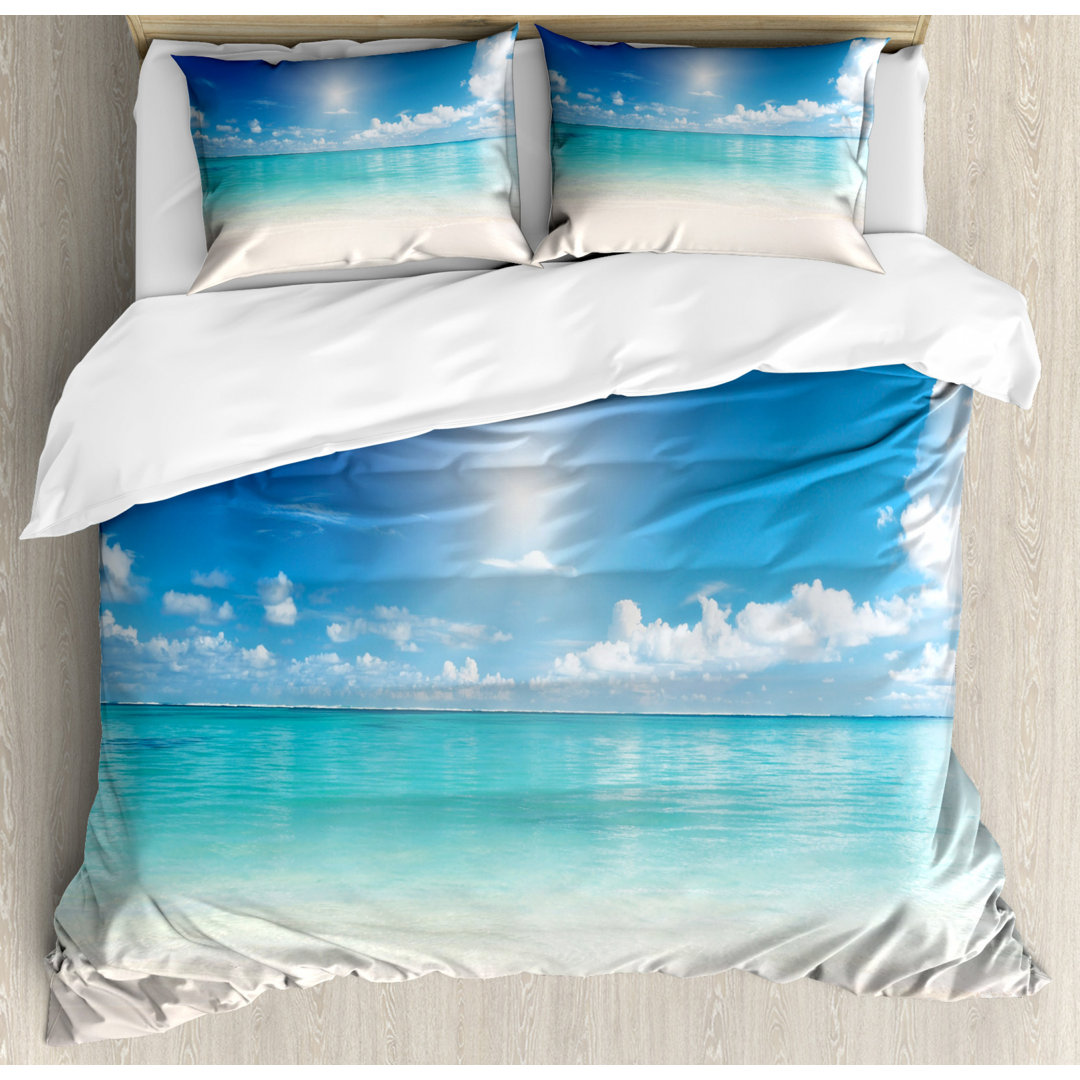 Ambesonne Coastal Duvet Cover Ambesonne 