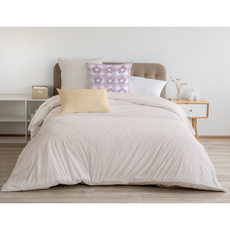 Coussin décoratif en polyester géométrique, H 18 po x l 18 po, Carré