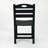 Set Of 2 HDPE Armless Outdoor Dining Chairs-2036596116