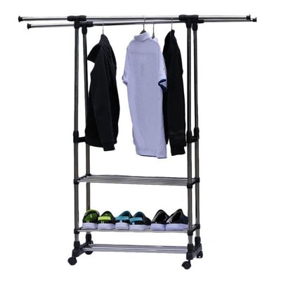 Gad 80cm Rolling Clothing Rack