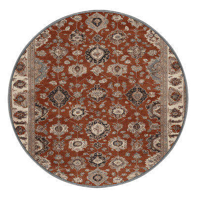Machine Washable Persian Grey Area Rug
