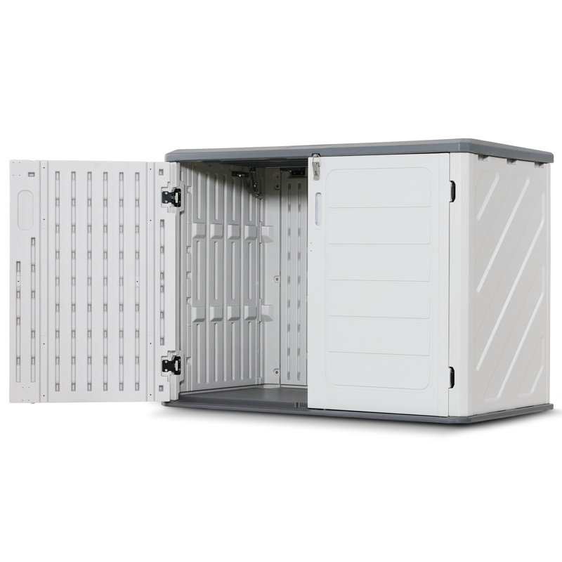 Armoire de rangement extérieure imperméable 4,3 x 2,5 pi