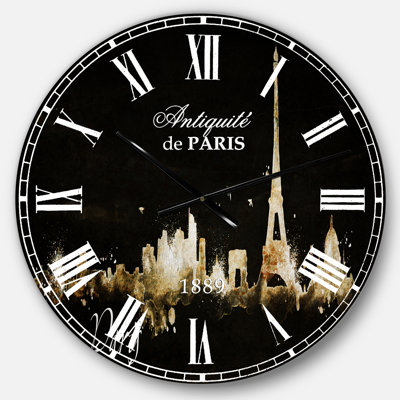 Horloge murale Paris