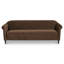 Canapé Dione brun foncé imitation mohair-130495239