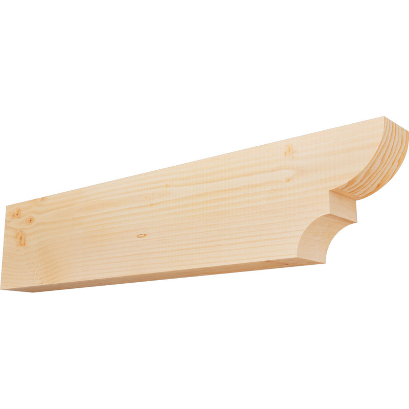 Queue de chevron lisse Ridgewood, Sapin de Douglas, H 8 po x l 3 1/2 po x L 36 po