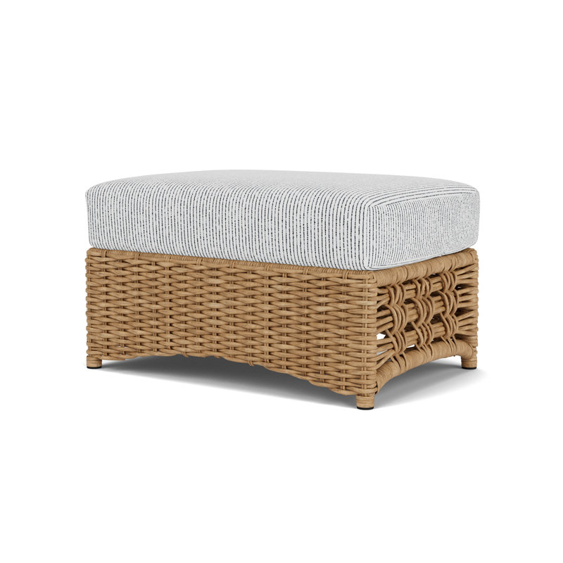 Magnolia Outdoor Ottoman, Burson Domino