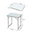 Kinzer Rectangular Wood Folding Outdoor Camping Table , 60cm W 45cm D
