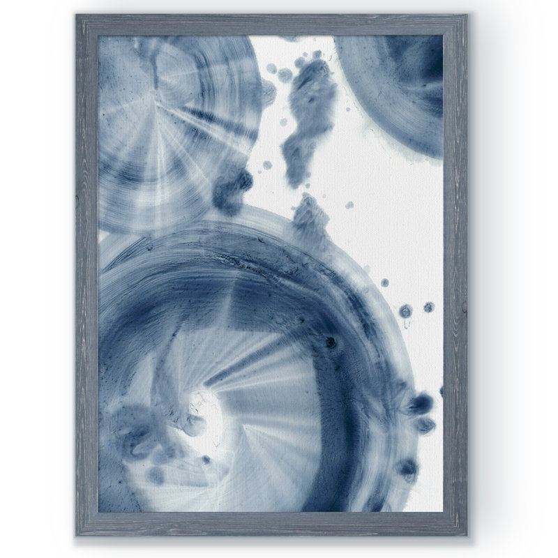 « quasars iii » par paul cezanne-reproduction d’art sur image, H 32 po x l 44 po x 1,25 po, Toile avec cadre gris