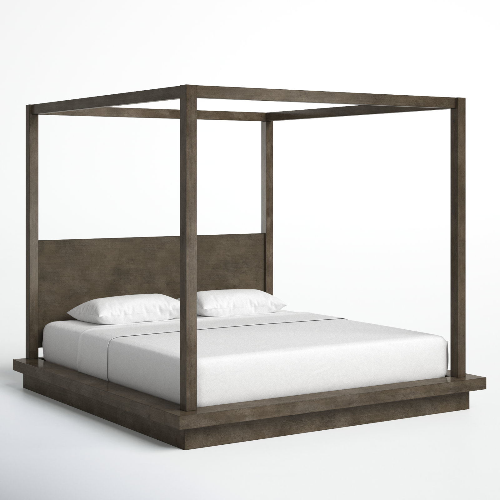 Brooks Solid Wood Canopy Bed, California King