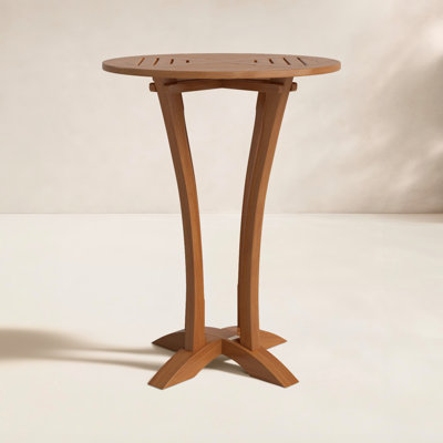 30" Eucalyptus Patio Bar Table