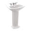 Soiree Ceramic 30" Pedestal Bathroom Sink-945532047-944220220