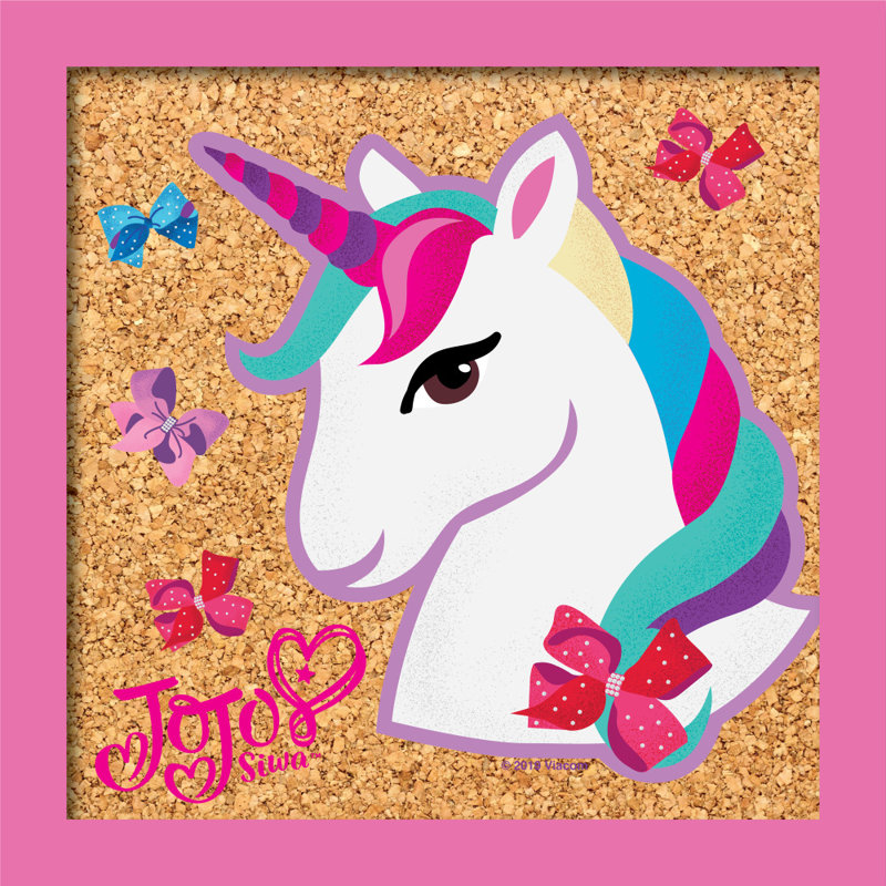 Panneau de liège mural Jojo Siwa Unicorn