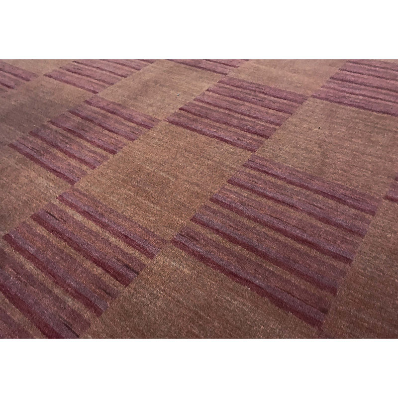 Tapis rouille de haute qualité noué à la main