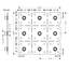 Starck Ceiling Mount Shower Module Mounting Plate