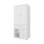 Armoire blanche avec rangement et tringle-726178548
