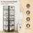 5-tier Corner Display Rack Corner Ladder Bookshelf w/ Sturdy Metal Frame-2085694962