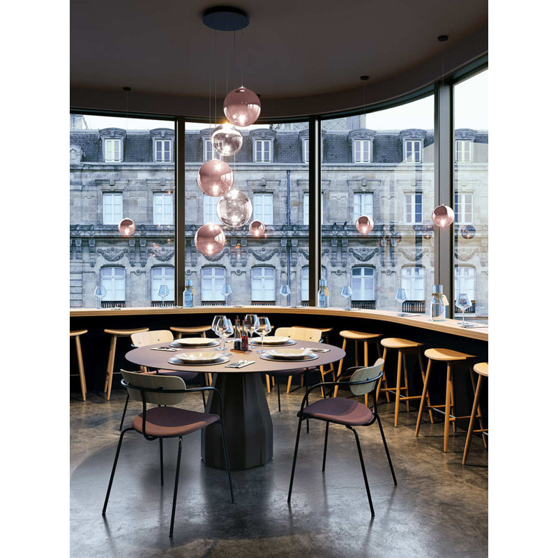 Lodes Solo 18 Suspension Lamp Low-V, Rose Gold