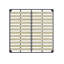 Lit plateforme tapissier avec tête de lit en velours de forme spéciale, structure en métal et bois massif-344367211-344367209
