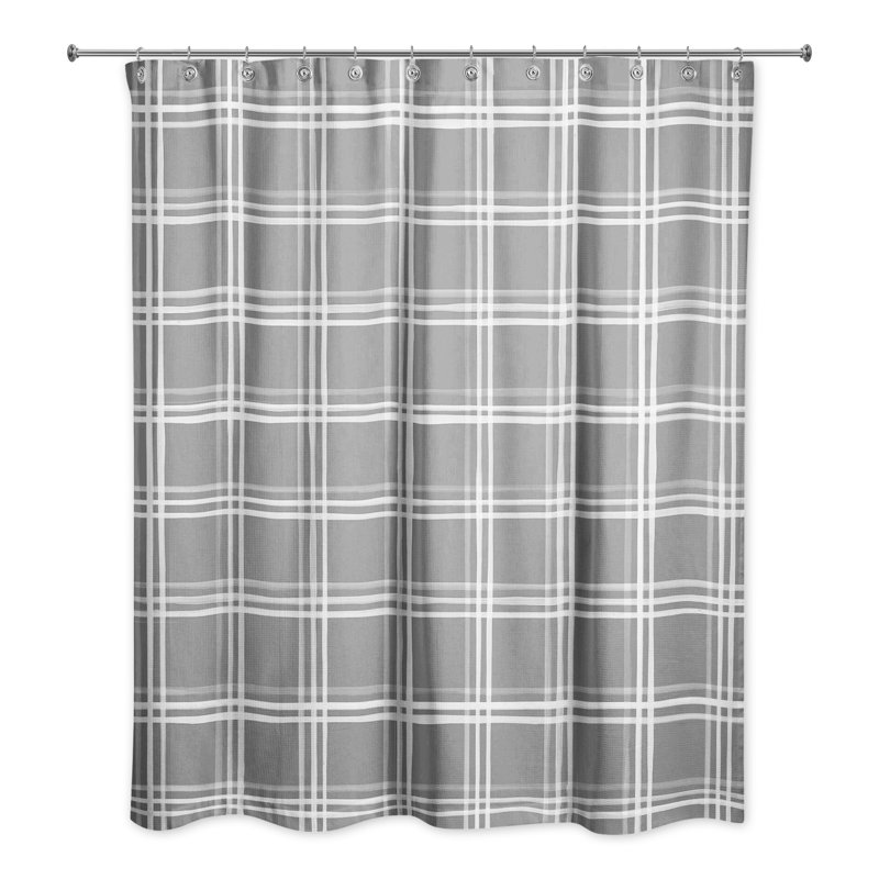 Rideau de douche Reyome, Gris