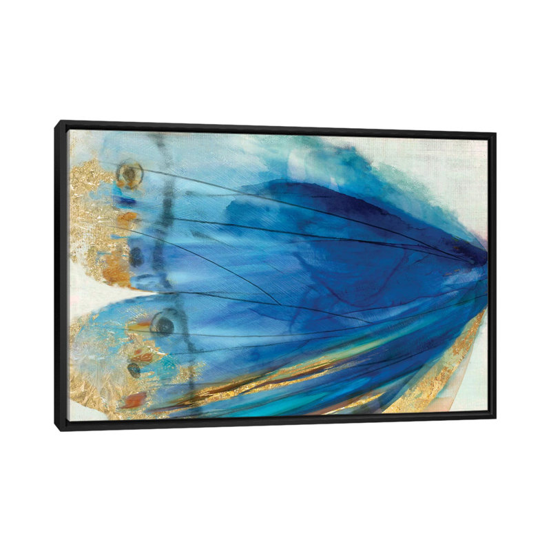 « oreilles i », impression sur toile, H 18 po x l 26 po x P 1,5 po, Toile avec cadre noir, Pas de tapis