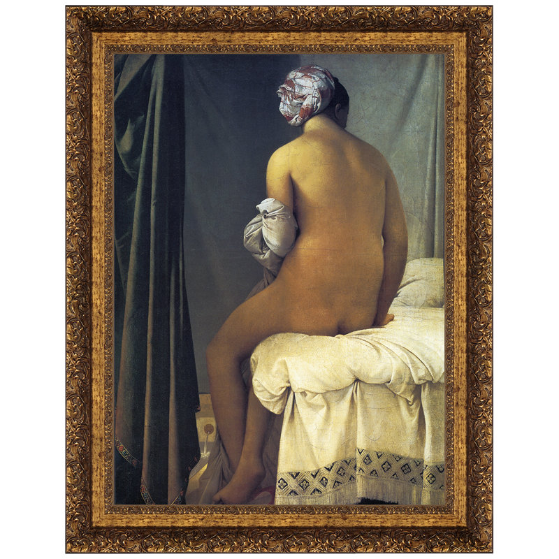 " The Valpincon Bather, 1808 " by Jean Auguste Dominique Ingres, 36" H x 28" W x 1.125" D