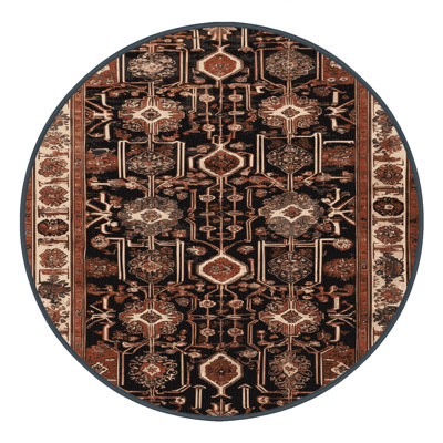 Tapis brun lavable à la machine