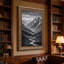 Art mural sur toile noir et blanc-133560747