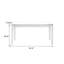 Retro Nut-Brown Rectangular Solid Wood Dining Table-676402990